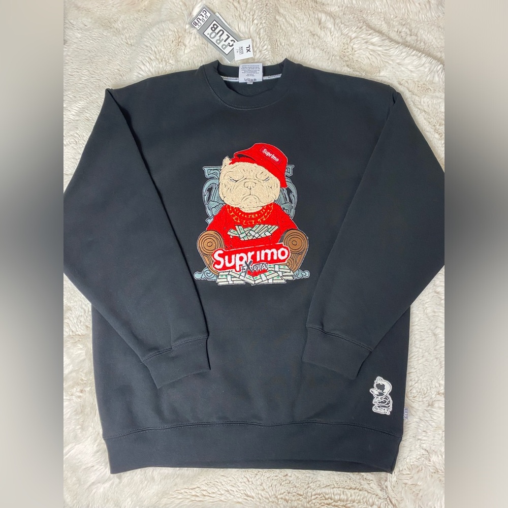 Custom Design Puppy Crew Neck Sweater